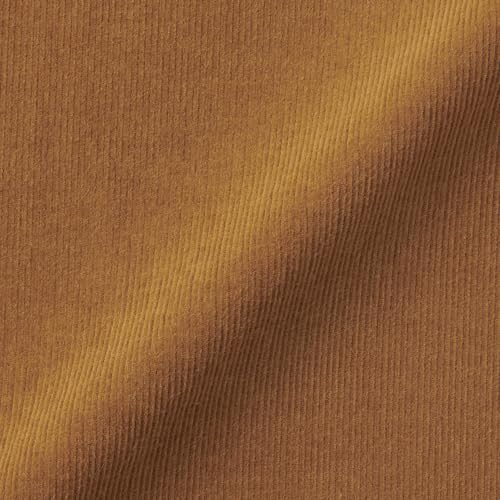 MUJI Women's Kapok Blend Corduroy Flare Skirt, Camel, Size S (BE1SPA4A)