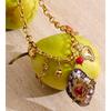 Yhpup Exclusive Design Acrylic Flower Heart Charm Necklace Pendant Women Stainless Steel Fashion Statement Collar Jewelry 2025