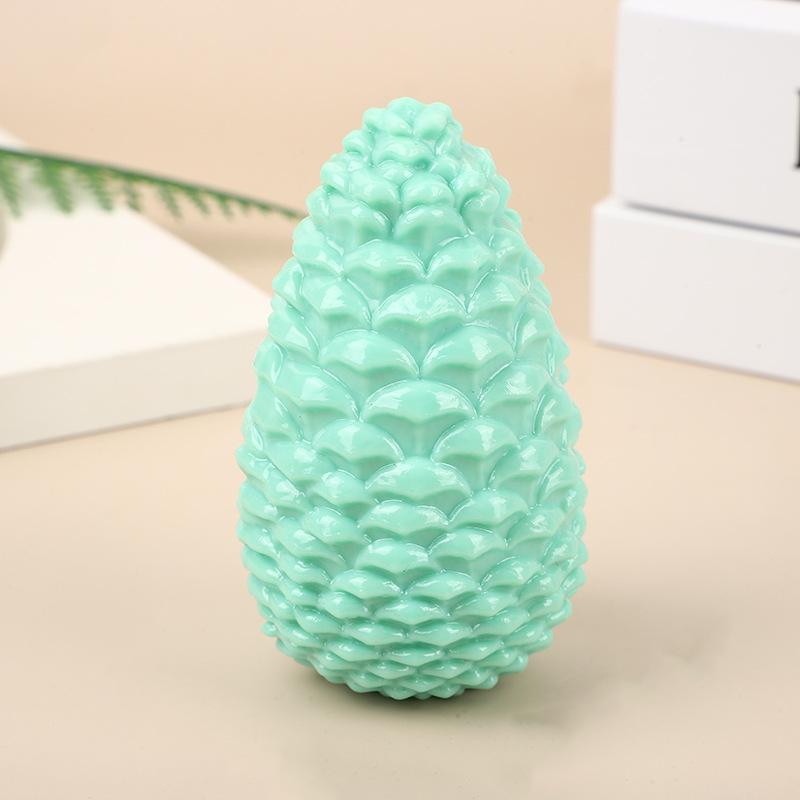 Durable Chew Dog Toy for Teething - Bite-Resistant Molar Pet Toy, Non-Toxic Tough Rubber Interactive Play Toy