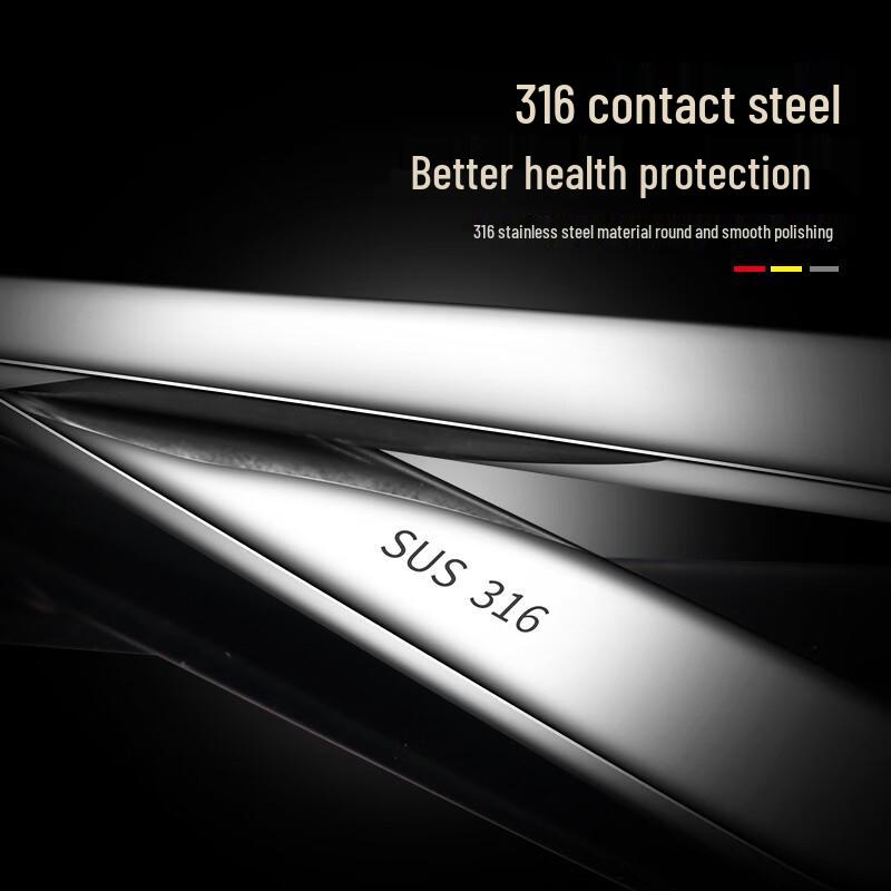 Wutuo 304 Stainless Steel Large Dinner & Soup Spoons - 10 Pack