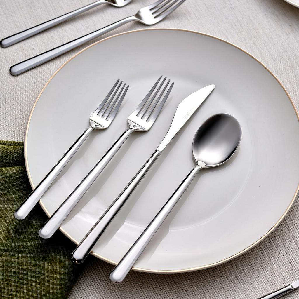 EPeddler Home Mandy 24 Piece Fork Spoon Knife Set for 6 People Boxed