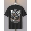 European sizes Men's Casual Short Sleeve T-Shirt with Hands & Jewelry Print - Summer Round Neck Tee