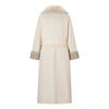 European and American style, new women's clothing, versatile, fashionable, fashionable, big fur collar woolen coat