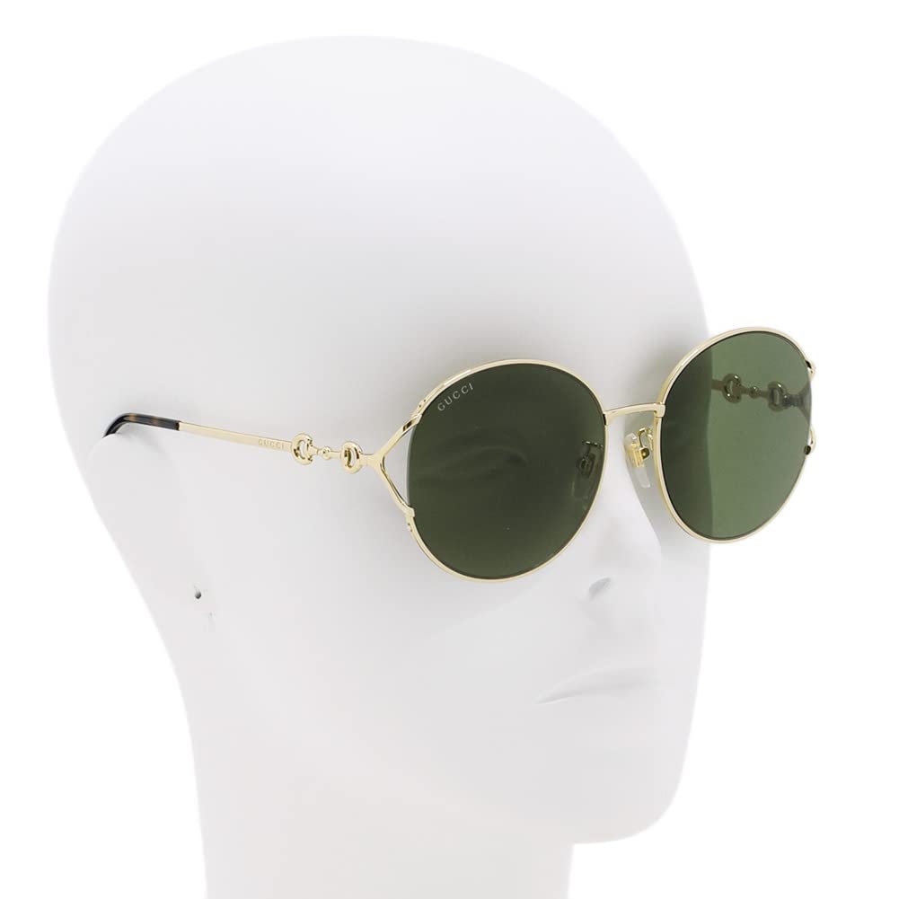 Sunglasses for Women GG1017SK 002 Gold Green [Gucci]