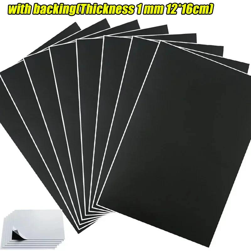 Writable Rubber Soft Magnetic Sheet Self-adhesive Flexible Magnetic Sticker for Refrigerator Photo Picture Fridge Magnet Storage