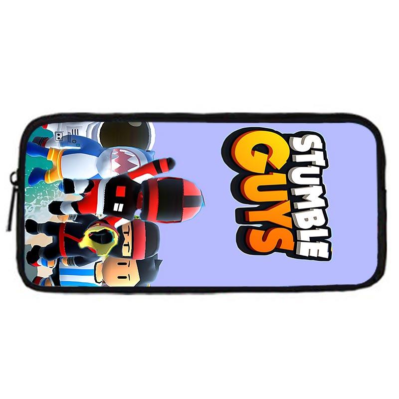 Cartoon 3D Spelletjes Stumbles Guyss Kinder Schoolrugzak met Lunchtassen, Etui's, Schooltassen voor Jongens Meisjes Beste Cadeau