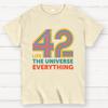 42 Life The Universe Everything Unisex 100% Cotton Summer Casual Cool Loose T-Shirt 2508002134