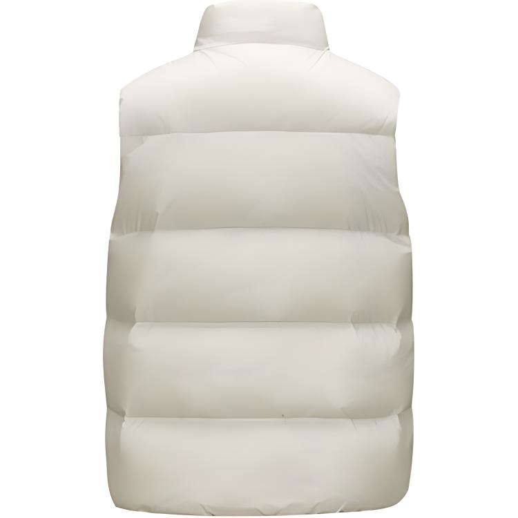 Skechers Lightweight Padded Insulated Versatile Down Vest Men Vests Cream Off-White L424U046-00NA