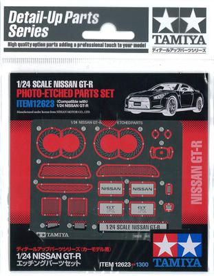 Tamiya 1/24 Detalizavimo dalių serijos Nr.. 23 Nissan GT-R Graviruotų detalių rinkinys plastikiniams modeliams (12623)