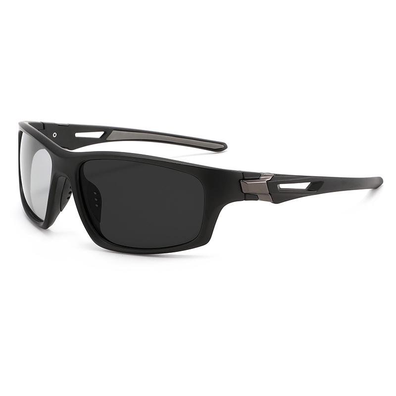 Retro Trend Polarized Sunglasses - Versatile Night Vision Sports Glasses for Men and Women, Perfect for Cycling and Outdoor Activities.