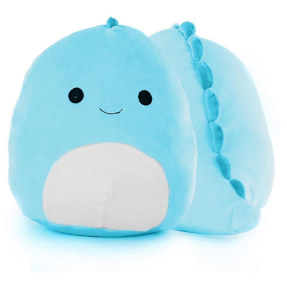 

Милая мягкая игрушка динозавр, животные, плюшевая игрушка, подушка, кукла, мягкая подушка для спины, отличный подарок для детей Blue purple light green