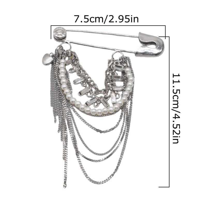 1PC Brooch Accessory Daily Wear Pants Chain Gift Accessory Multi-Functional Pin Fashionable Multiple Options Available