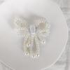 Pearl Bows Shaped Shoe Clip for Keychain Earrings Neckalce Jewelry Making Tool