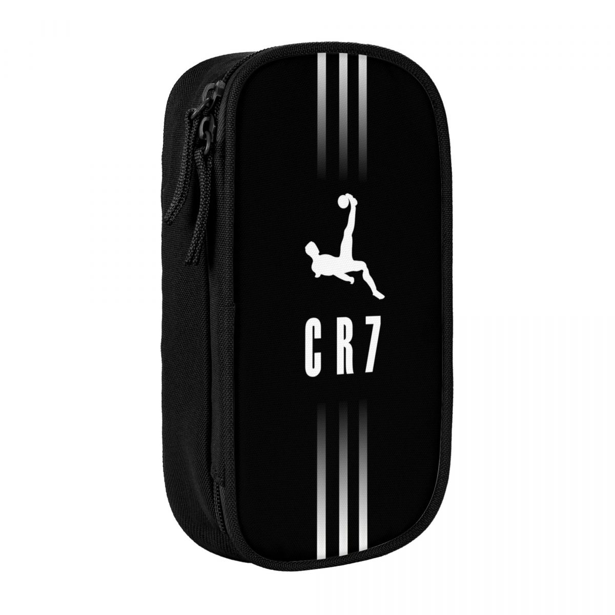 Voetbal Cr7 Merchandise Grote Pennenbak Voetbal Ronaldos Accessoires Dubbellaagse Pennenhouder Meisjes Make-uptas Geweldig Cadeau (as the picture,Large)