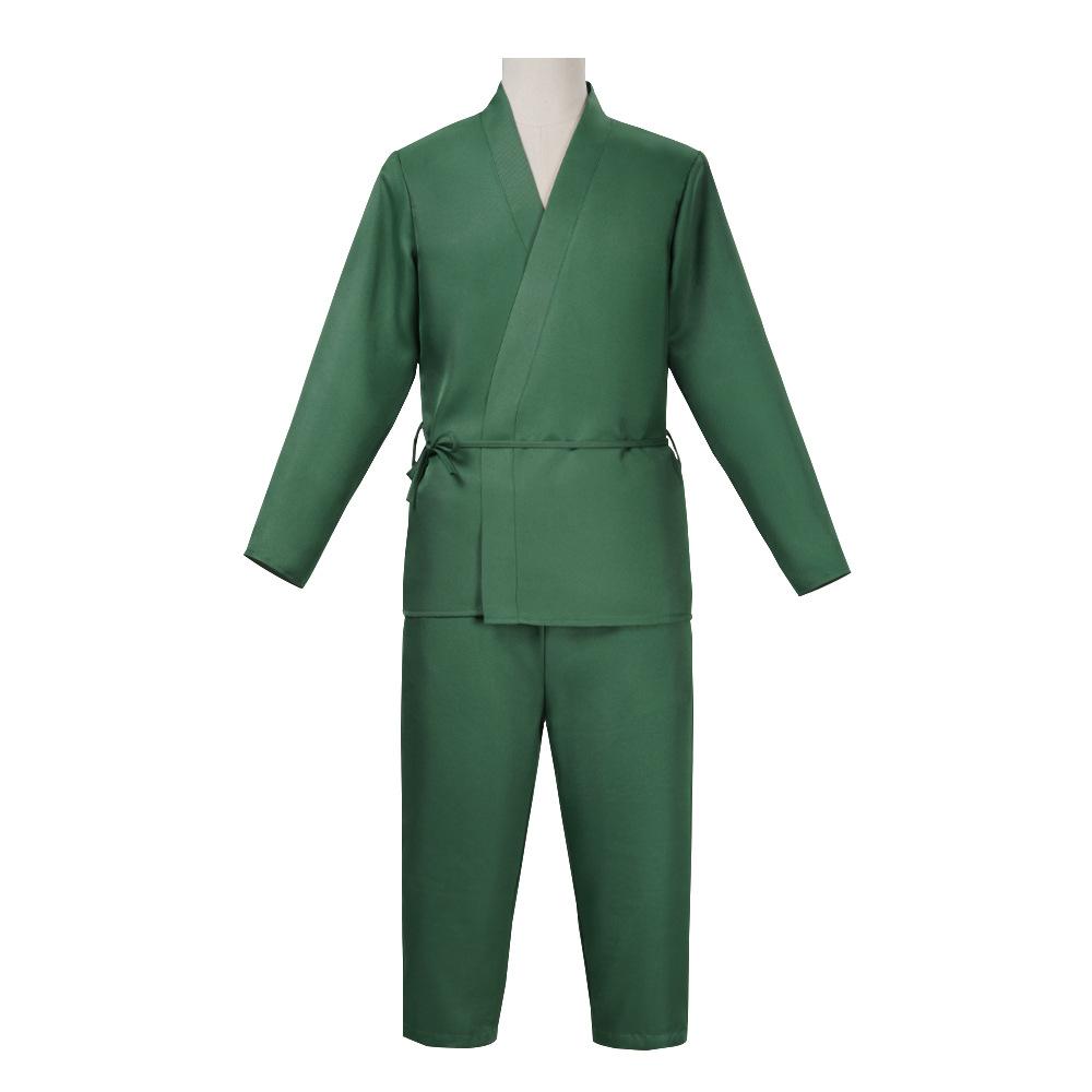 Horké Anime Bleach Cosplay Urahara Kisuke Gotei 13 Kostým Kimono Uniforma Plášť Vrchní díl Kalhoty Klobouk Oblek Pro Halloween Karnevalovou Párty
