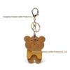 Adorável Chaveiro de Urso de Desenho Animado de Alto Valor Transfronteiriço - Lindo Pingente de Mochila de Couro PU de Alta Qualidade