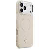 Guess Triangle Logo MagSafe Case for iPhone 17 Pro Beige