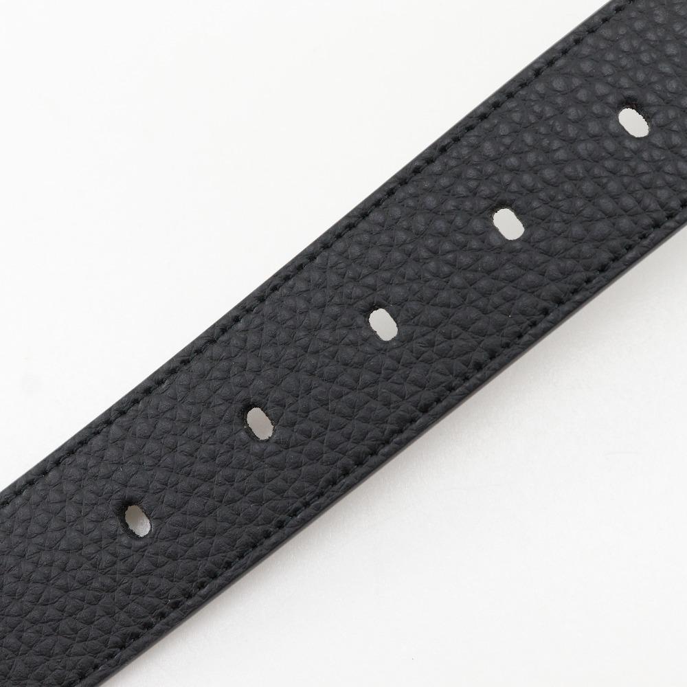 BALLY Shiffy Reversible belt MBB02L VT484 Black / grey Calfskin mens Used