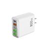 200W Multi-Port Charger with QC3.0 & PD Fast Charging, 3 USB + 2 PD Ports, EU/UK Plug, 5V/4A