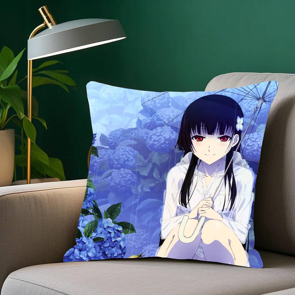 Anime S-Sankarea Pillow Case Home Decor Throw For Sofa Bed Car Room Decor Gift Idea