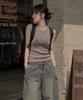 CARGOBROS FOR WOMAN Vintage Pigment Starwings Sleeveless Top (Mocha)
