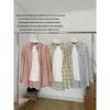 Women's American Retro Plaid Long-Sleeve Cotton-Linen Shirt Jacket