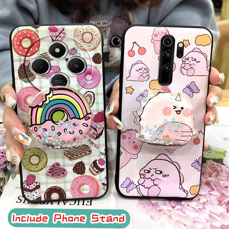 Waterproof protective Phone Case For Redmi A4 5G Dirt-resistant Soft Case Durable Quicksand Skin feel silicone TPU cute