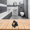 Sleek Black Finish on this Brass Shower Hose Connection Elbow Makes it an Addition to Any Modern Bathroom Setup