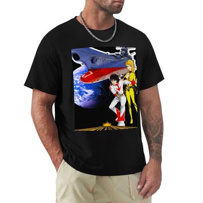 Star Blazers TShirt Wild Star And Nova TShirt Blue Archive Funny Gifts Tees Mens T Shirt Graphic