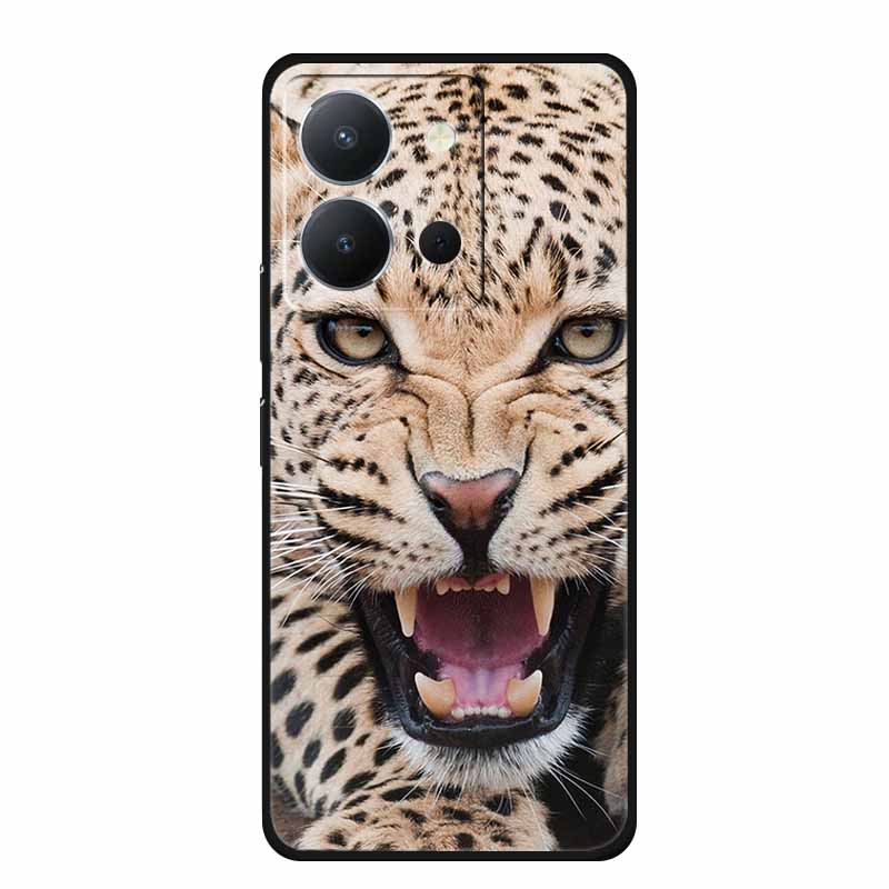 For Vivo Y36 4G Case Animals TPU Soft Cover Silicone Phone Cases For VivoY36 4G Russian Version Shockproof Protector Wolf Coque