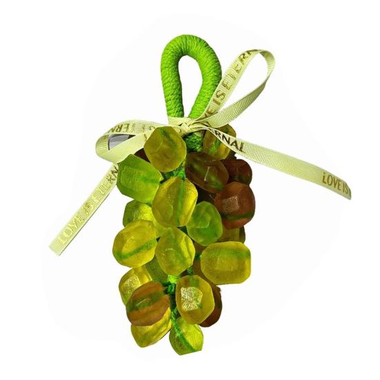 Grape Soap Handmade Grape Soap Cluster Shaped Rope Decorative Grapes on A Bar Soap