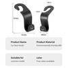 CKBSX1 Car Logo Seat Hook Multi-function Seatback Storage Hanger Accessories For Honda Accord Civic CRV Jazz Fit HRV Odyssey Insight Ci