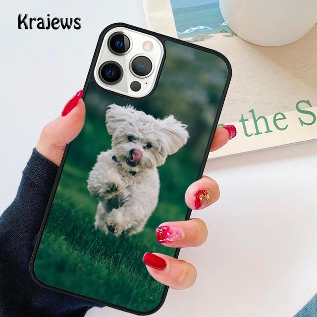 Maltese Puppy soft Phone Case Cover For iPhone 17 Air 16 15 14 plus 12 13 pro max coque Shell Fundas
