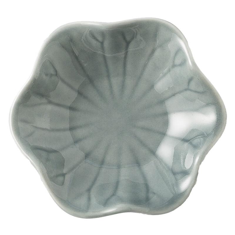Japanese Ceramic Lotus Leaf Dipping Dishes