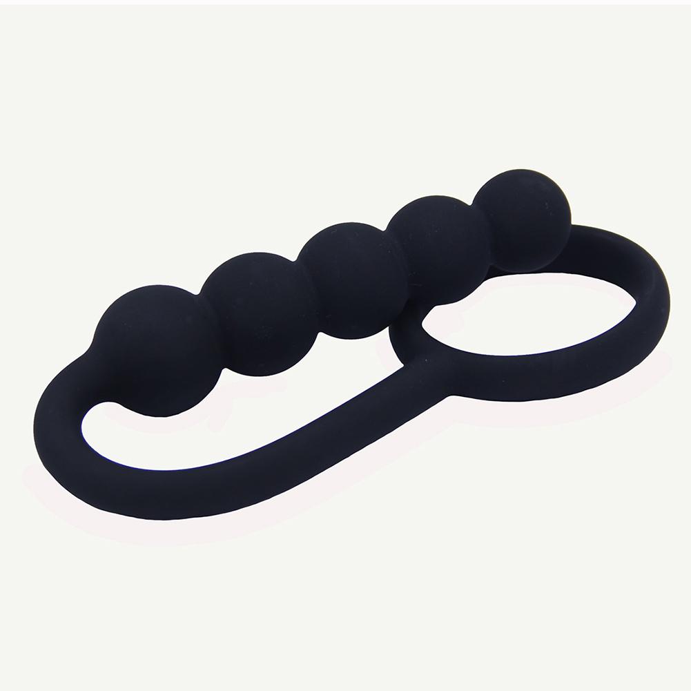 Prostate Massager Cock Anal Insert Ring Bead Butt Plug Men Women Adult Sex Toy