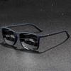 Fashion Vintage stripe design Square Fashion Glasses Men Women Brand Designer Fashion Glasses Classic Driving Traveling Rectangle Fashion Glass