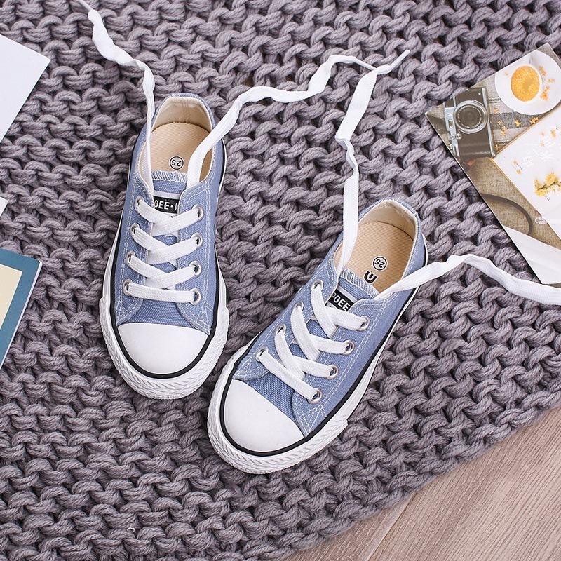 Children'S Shoes Summer Newest Girl'S Candy Color Sneakers Boy'S Canvas Shoes Baby Casual Shoes Student Nonslip Sneakers