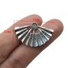 DIY Retro Alloy Fan Pendant for Necklace or Bracelet - Hot Sale, 33*21mm