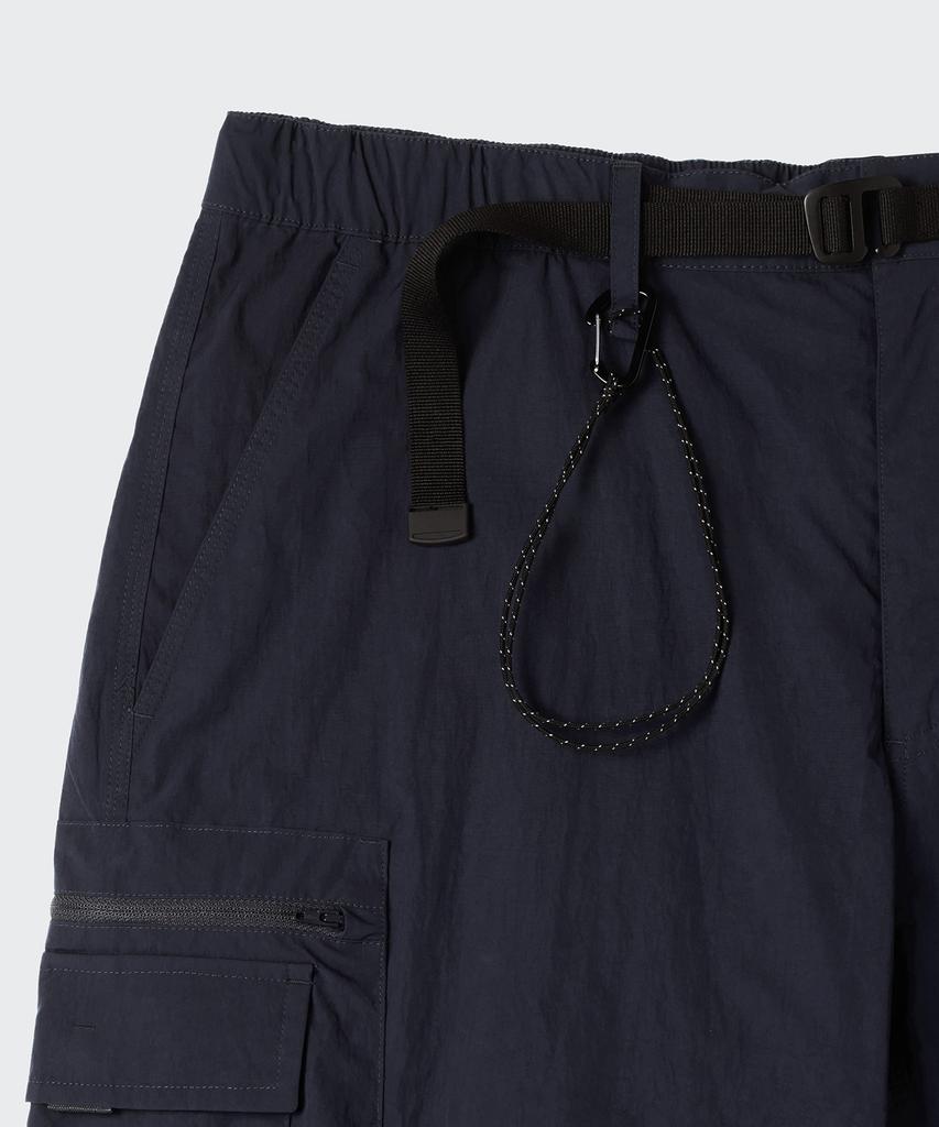 Musinsa Standard [City Leisure] Wide Belted Detachable Cargo Pants [Navy]
