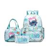 2026 New Style Kids School Backpack Set of 3 Waterproof Daypack Outdoor Travel Print Casual Bookbag with Large Capacity