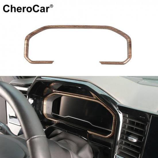 Dashboard Gauge Meter Trim Cover Molding For Chevy Silverado GMC Sierra -24