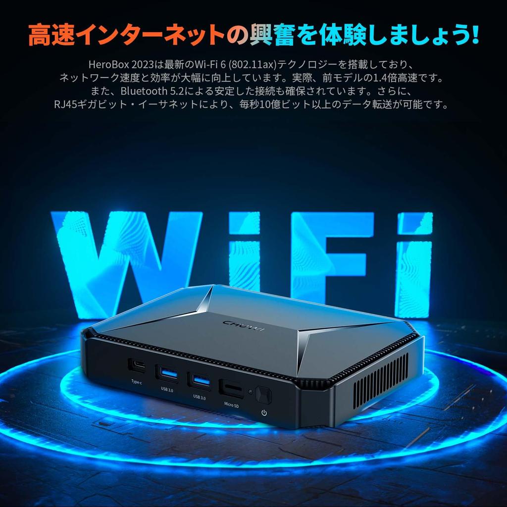 Mini PC N100 najnowsza seria Alder max Windows11 DDR5 SSD CHUWI HeroBox 2023 Mini PC Mały PC Wysoka prędkość WiFi 6 BT USB Cichy Mini PC Mały PC Cichy