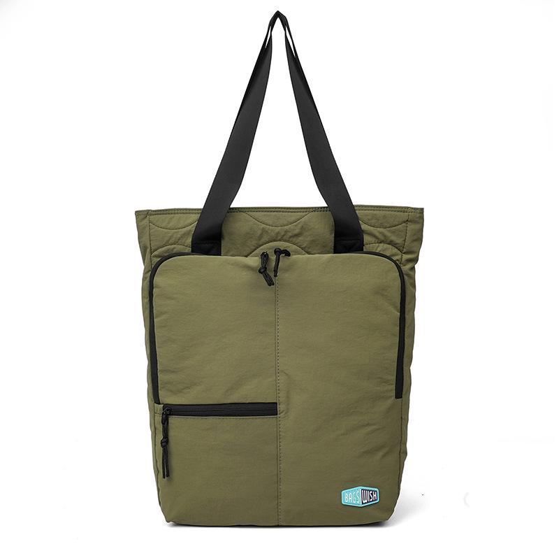 Универсальный многофункциональный нейлоновый рюкзак и стильная наплечная сумка армия зеленый 1990₽