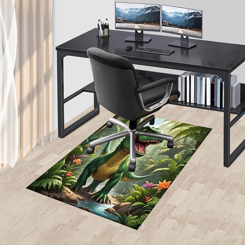 1PC dinosaur jungle Extra Large Non-Slip Floor carpet, Office, family, bedroom, Studio - Large Area RugJ0342