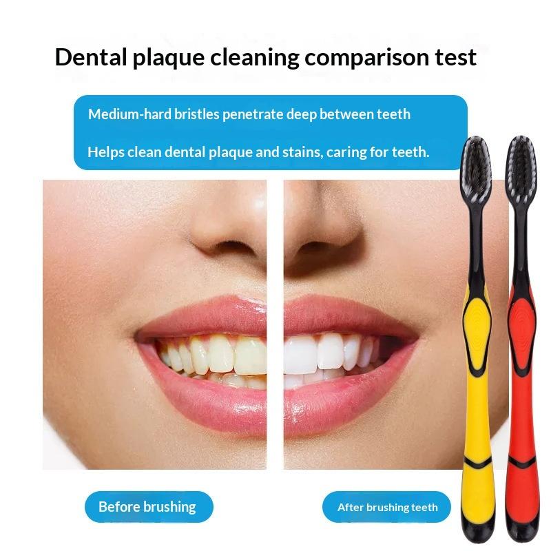 5/10Pcs Durable Small Round Head Soft Hair Toothbrush Individually Packaged For Adults Color Random