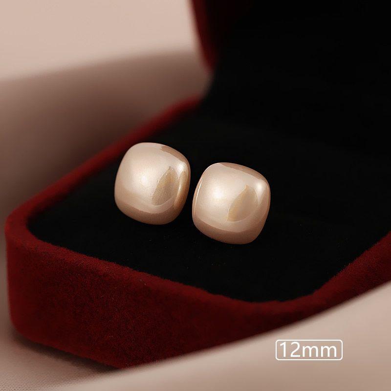

Shijia Sugar Pearl Stud Earrings for Women Accessible Luxury Fancy Elegant Generous Earrings Women s Earrings 2025 New Arrival Best Selling Cherry powder small sugar 12mm Pearl]