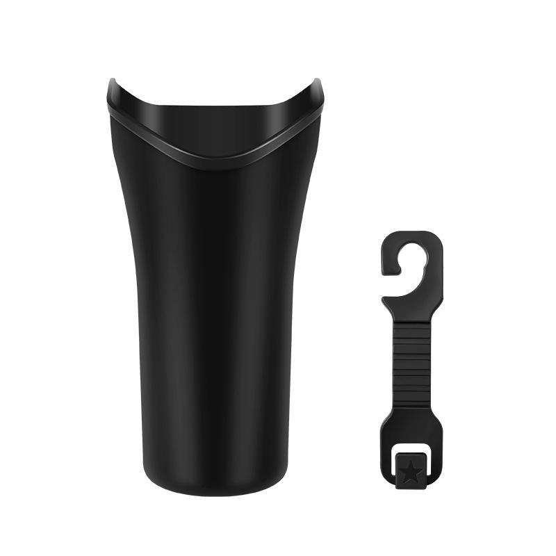 

Автомобильное мусорное ведро Ведро для хранения мусора/зонтиков Коробка Пластиковое Подвесное Круглое Мусорное ведро Тип Автомобильные Аксессуары для Интерьера чёрный