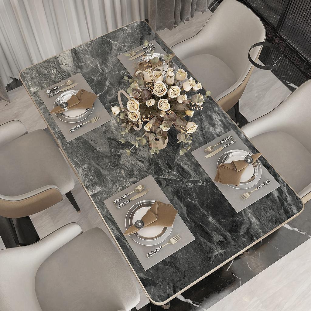 Boobest Marmor-Tapetenbahn, 60 cm breit, 5 m lang, Abnehmbare Marmortapete, Stilvoll, Wasserdicht, Wandaufkleber, Dick, Badezimmer, Selbstklebend