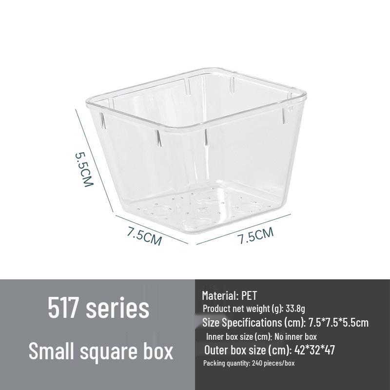 Food-Grade Refrigerator Storage Box with Lid for Kitchen Items