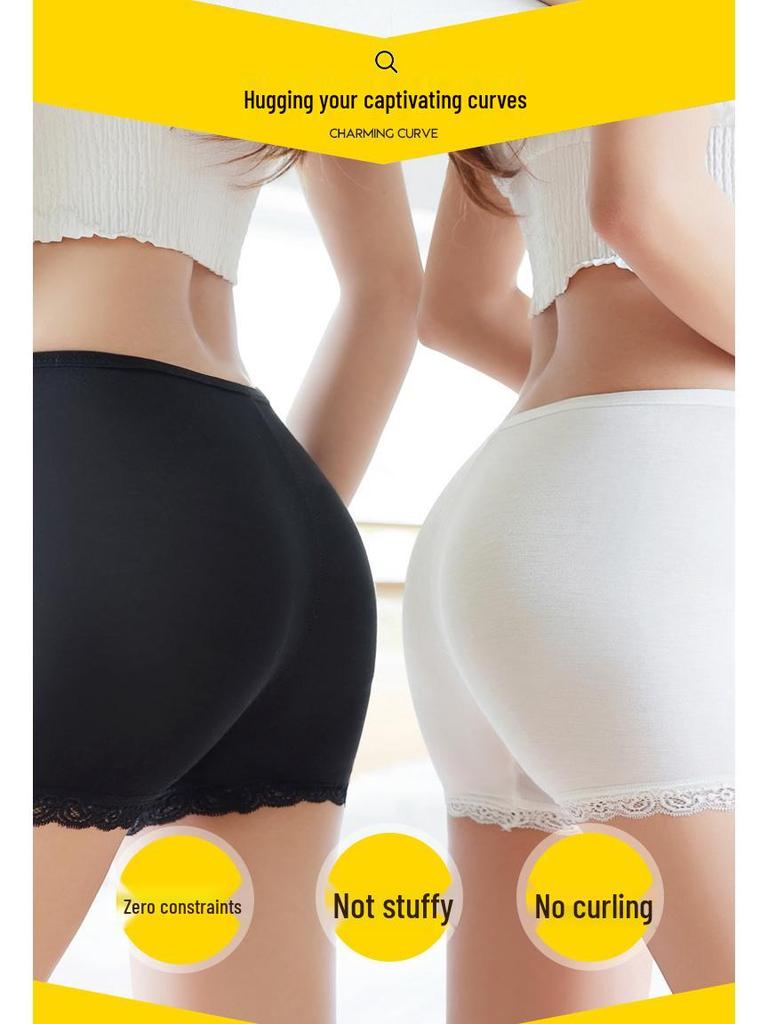 Ice Silk Seamless Safety Shorts for Women - Lightweight, Summer-Friendly, Wear Inside or as Outer Thin Leggings